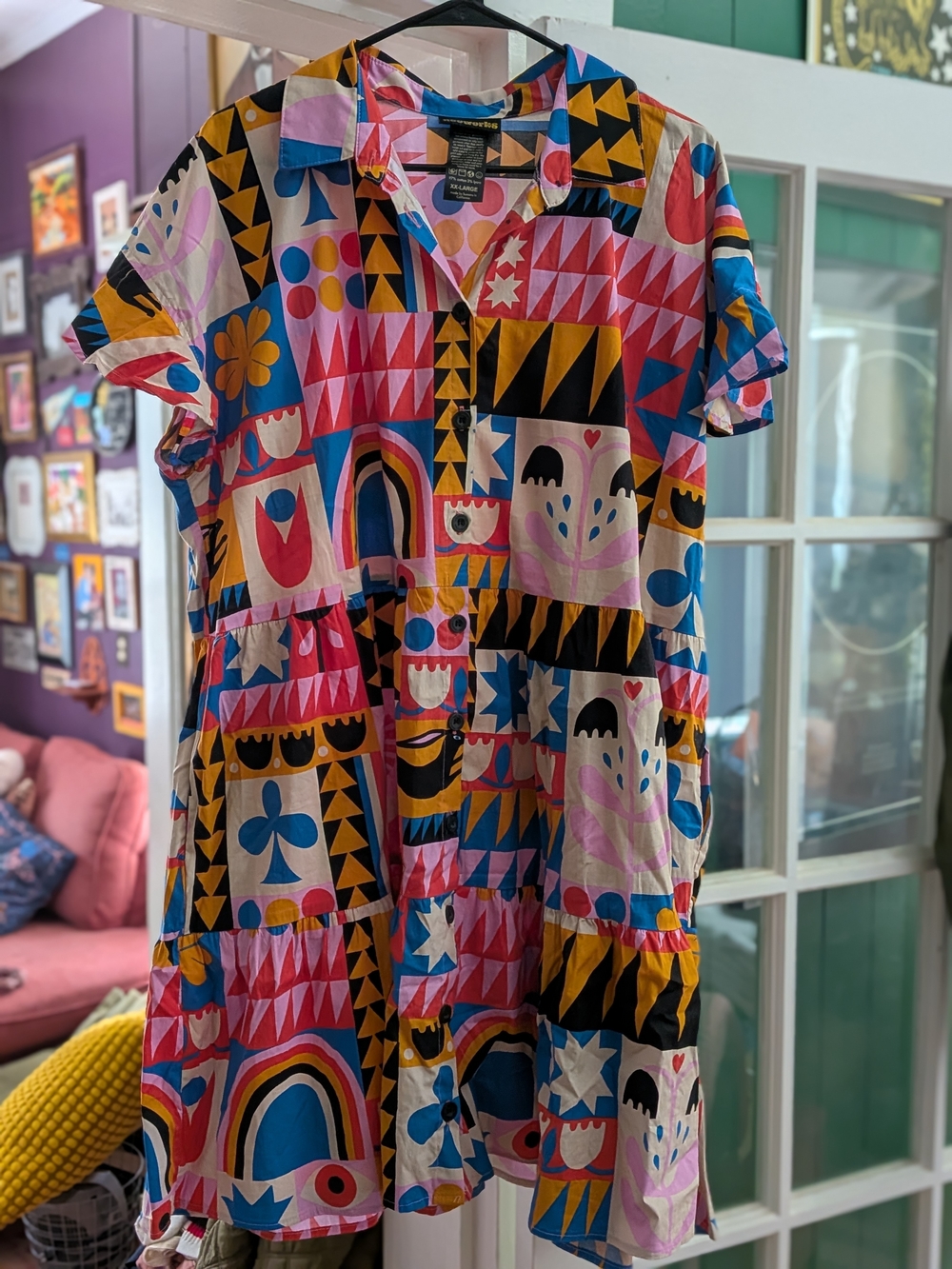 Nooworks Eloise Dress With Lisa Congdon Print